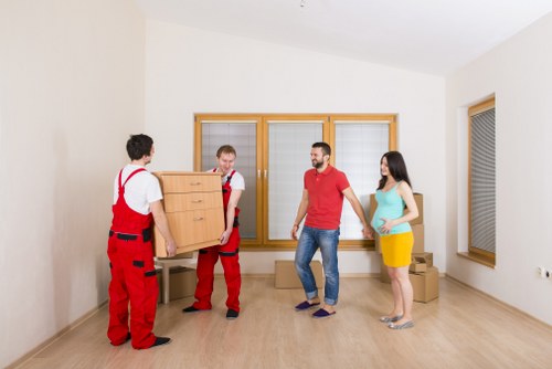 North Melbourne removalist team handling furniture disassembly