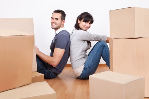 Experienced movers packing items for relocation in Hawthorn